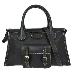 Chloe Black Edith 2way Handbag 04215765-1